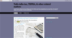 Desktop Screenshot of blog.tuftslawfirm.com